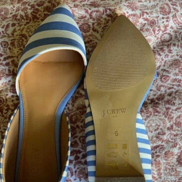 JCREW Size 6 Stripped flats - Picture 6 of 8